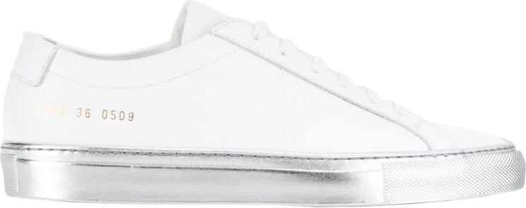 Common Projects Achilles Low Shiny Sole Sneakers Wit