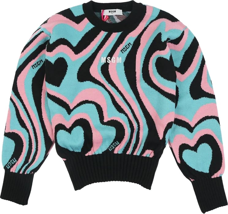 MSGM Sweater Girl Single Colour Zwart