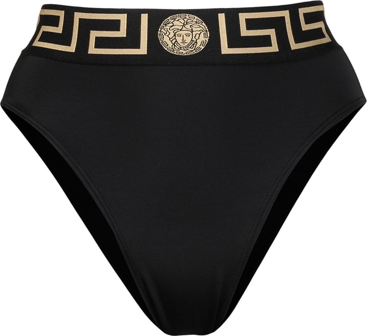 Versace high-waisted bikini bottoms Zwart