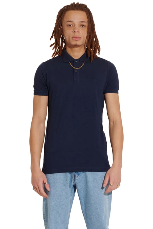 Iceberg L5 Polo Navy Blauw