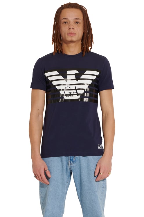 EA7 T-shirt Blue White