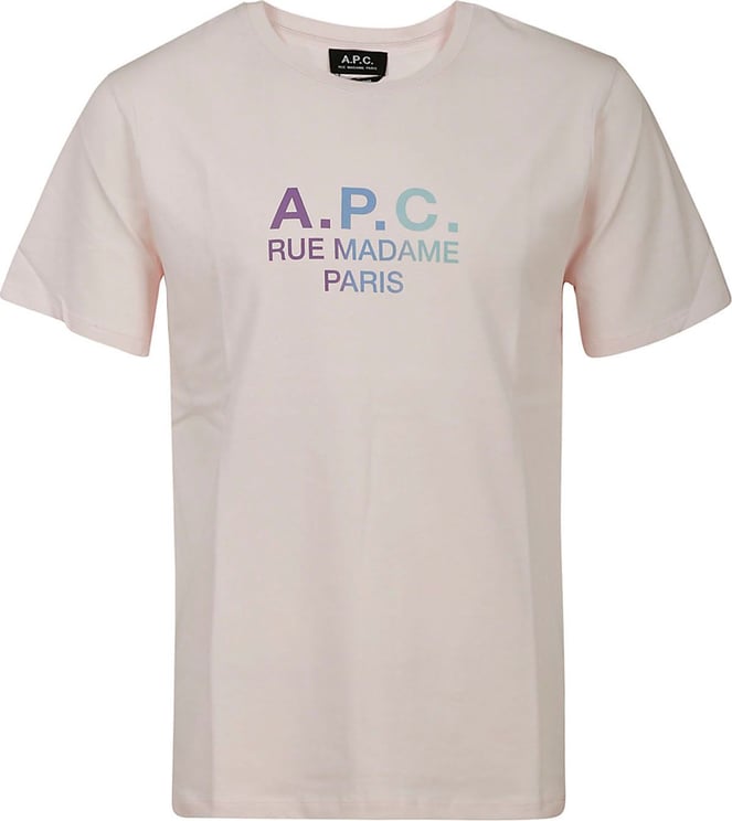 A.P.C. T-shirt Tony Pink & Purple Roze