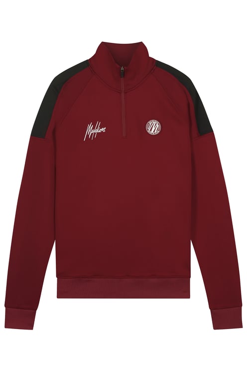 Malelions Sport Striker Quarterzip - Bordeaux