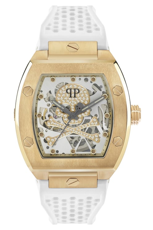 Philipp Plein PWBAA0421 The $keleton horloge 44 mm Wit