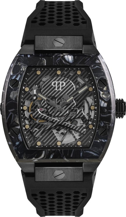 Philipp Plein PWBAA0221 The $keleton horloge 44 mm Zwart