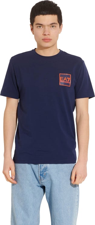 Emporio Armani T-shirt Ea7 Blauw Blauw