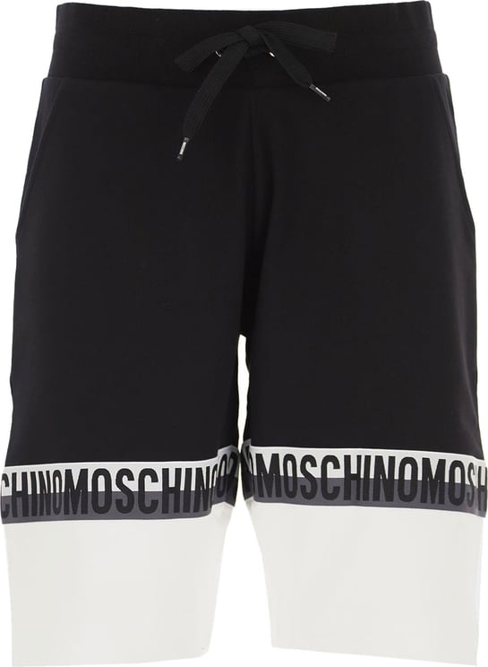 Moschino Moschino Underwear Logo-Tape Track Shorts Zwart