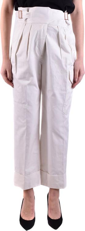 See by Chloe Trousers White Wit