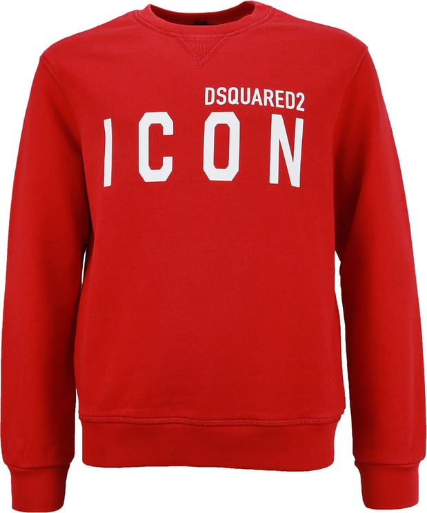 Dsquared2 sweater icon rood relax fit Rood