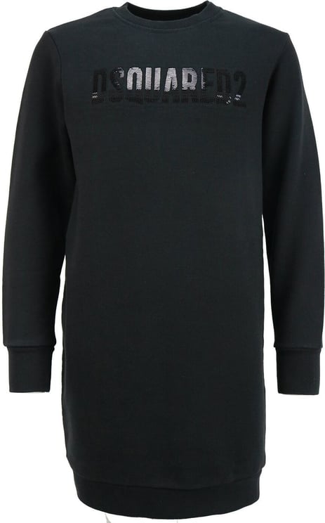 Dsquared2 Sweater Dress Zwart Zwart