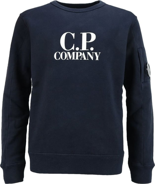 CP Company Sweatshirt Donkerblauw print Blauw
