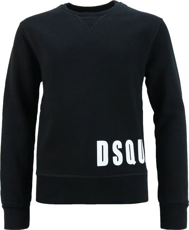 Dsquared2 Sweater Zwart Logo Zwart