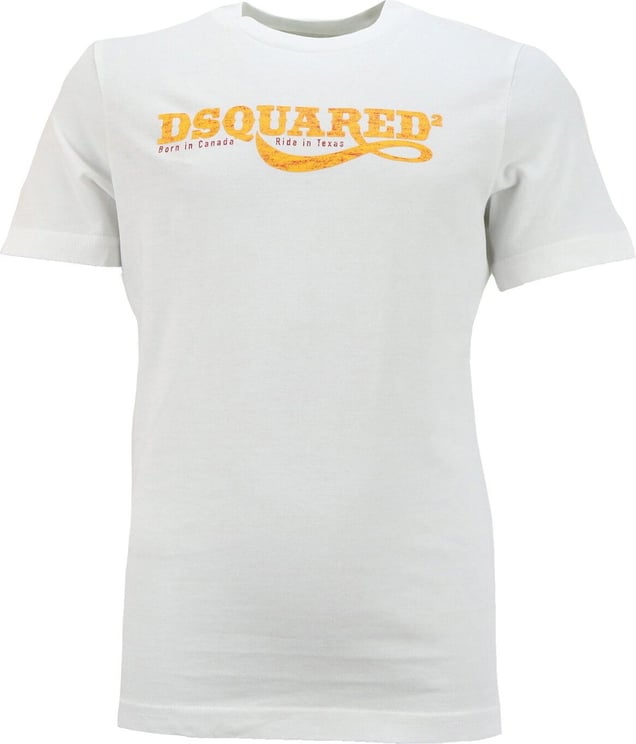 Dsquared2 Shirt Wit Texas Wit