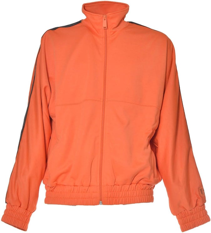 Heron Preston logo-patch track jacket Oranje