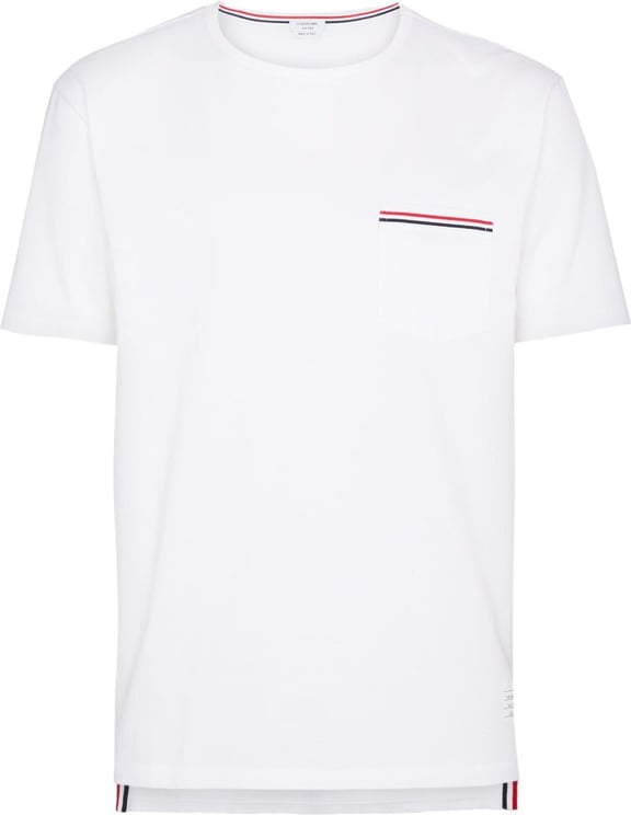 Thom Browne T-shirts and Polos White White Wit