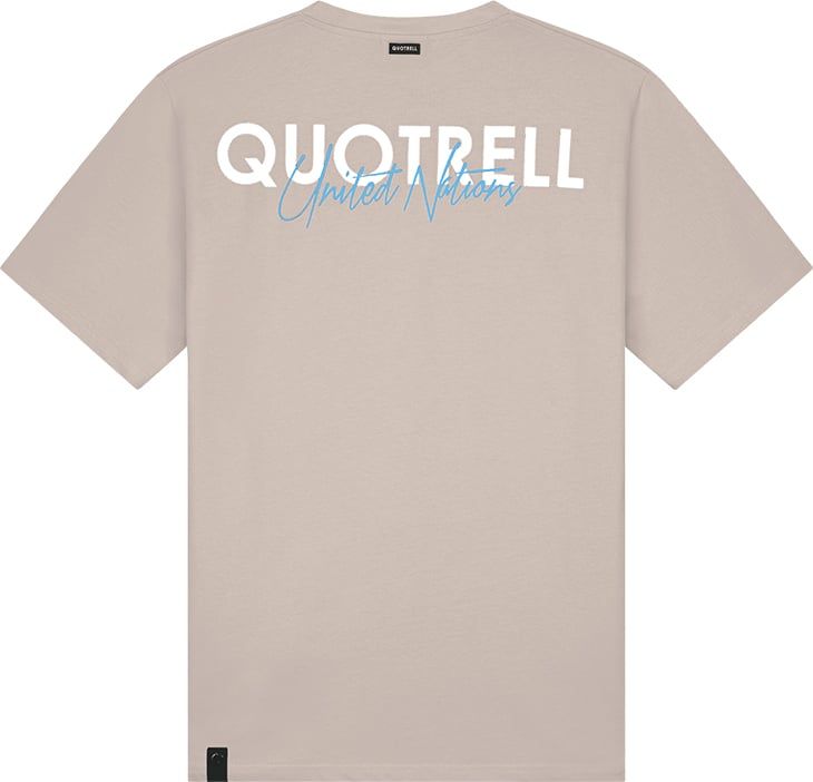 Quotrell Cura T-shirt | Brown / Light Blue Bruin