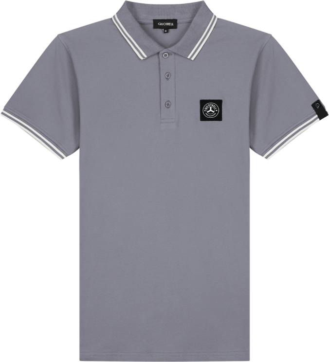 Quotrell Lyon Polo | Grey / White