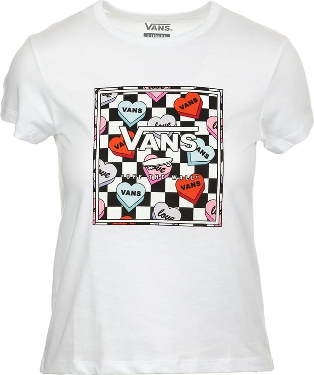 Vans T-shirt Kid Box Candy Hearts Vn0a5lefwht Wit