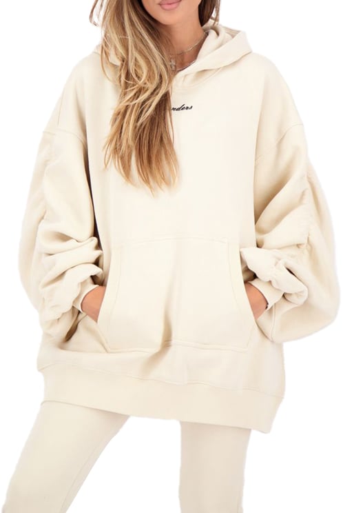 Reinders Smoked Hoodie Ecru | Vanaf €109,99