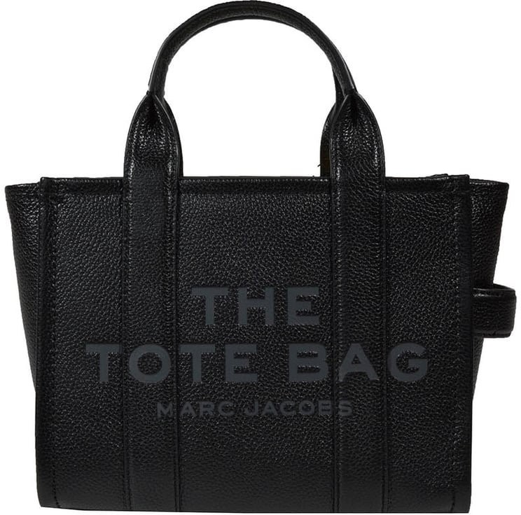 Marc Jacobs The Leather Small Tote Black Handbag Black
