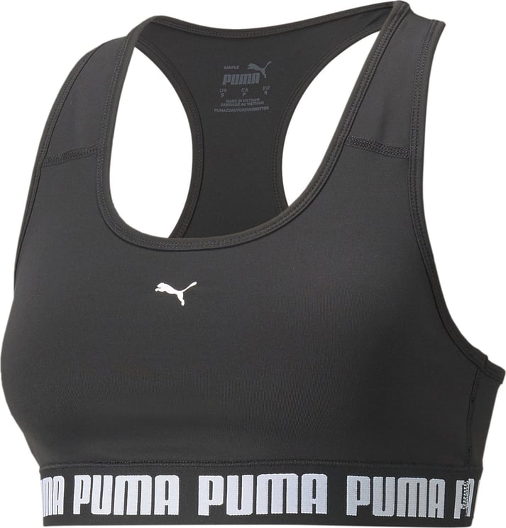 Puma Top Woman Mid Impact Strong Bra 521598.01 Zwart