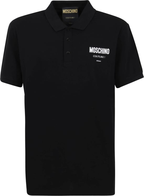 Moschino Couture Milano Logo Zwart