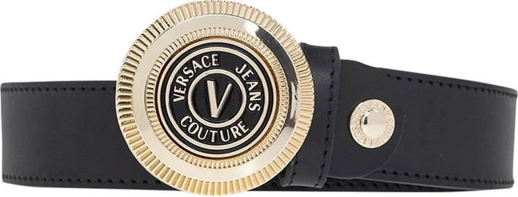 Versace Jeans Couture Riem Met Gouden Gesp Zwart