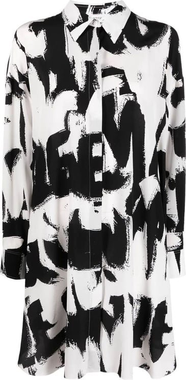 Alexander McQueen graffiti-print shirt dress Divers