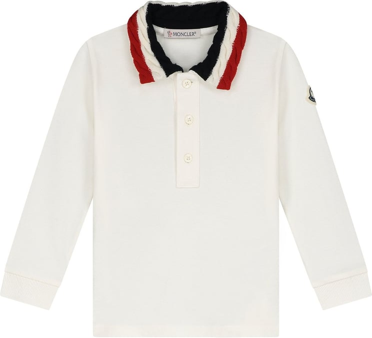 Moncler Ls Polo Wit