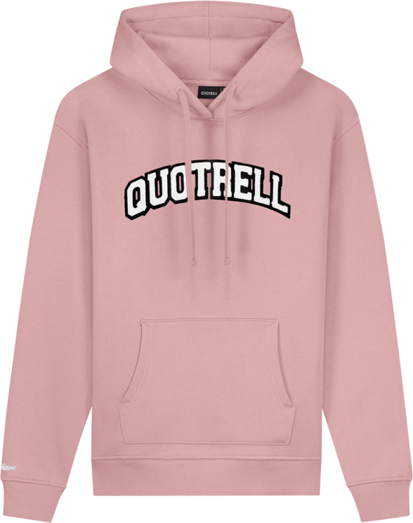 Quotrell University Hoodie | Mauve / White Roze