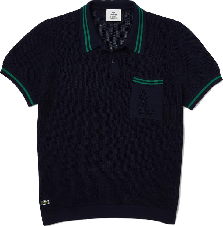 Lacoste Polo Woman Sweaters Af1688-mr0 Blauw