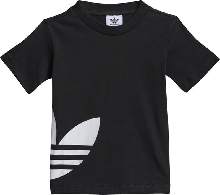 Adidas T-shirt Kid Big Trefoil Tee Fm5607 Zwart