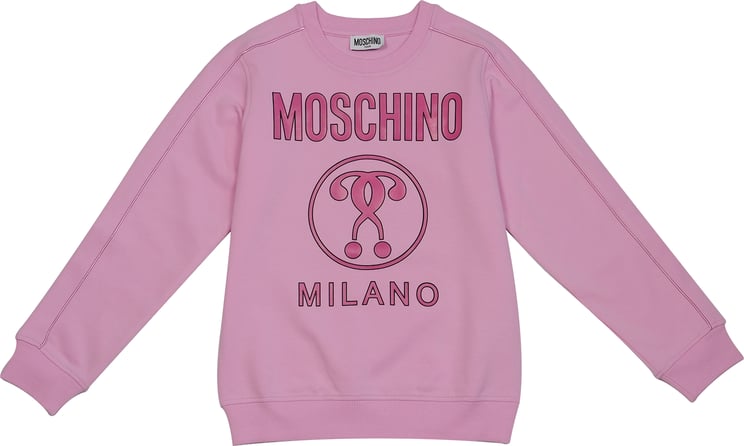 Moschino Moschino Sweater Logo Giro Female Paars