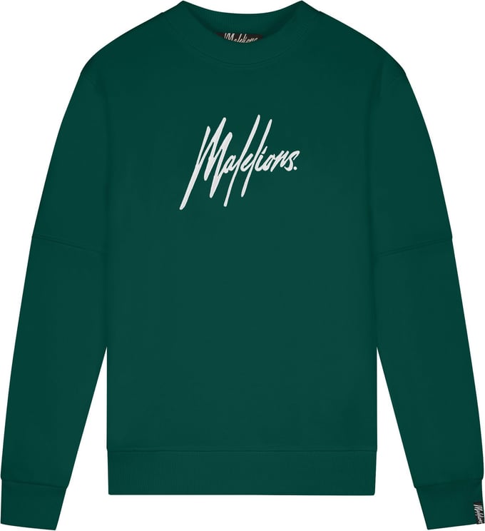 Malelions Essentials Sweater - Dark Green Groen