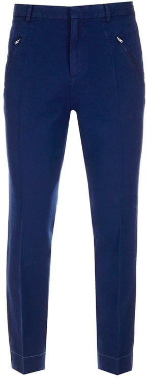 Maison Margiela Maison Margiela Cotton Denim Trousers Blauw