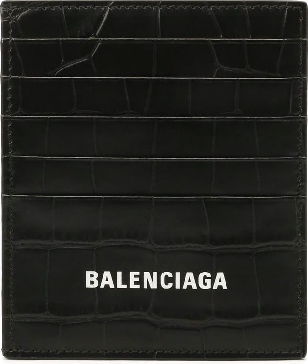 Balenciaga Balenciaga Logo Card Holder Zwart