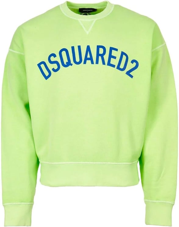 Dsquared2 Dsquared2 Cotton Logo Sweatshirt Groen