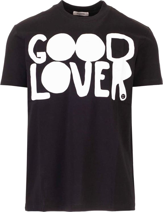 Valentino Valentino Good Lover T-Shirt Zwart