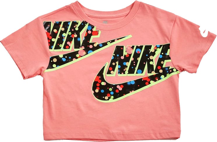 Nike T-shirt Bambina Futura Bokeh Swoosh 36k018-ab3 Roze