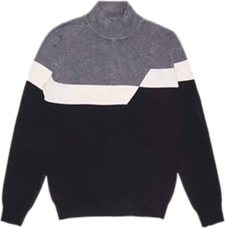 Antony Morato Jaquard Sweater Black Zwart