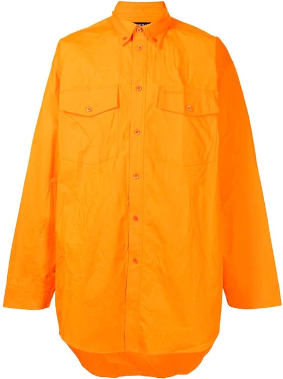 Balenciaga Balenciaga Oversized Cotton Shirt Oranje