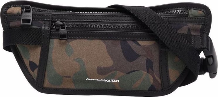 Alexander McQueen Camouflage Logo Belt Bag Divers