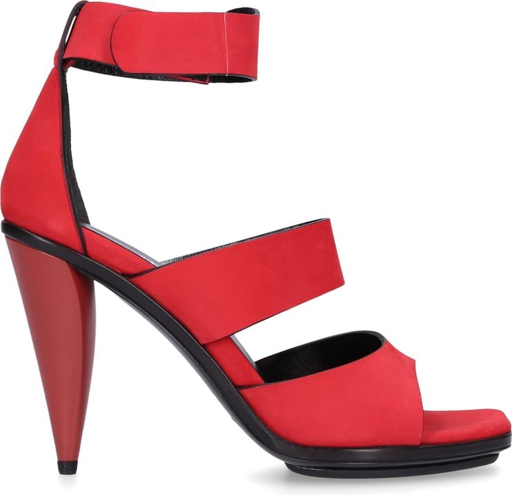 Balenciaga Women Platform Sandals - CARMELA Rood