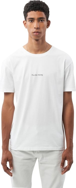 Filling Pieces T-Shirt Core Slim Fit White Wit