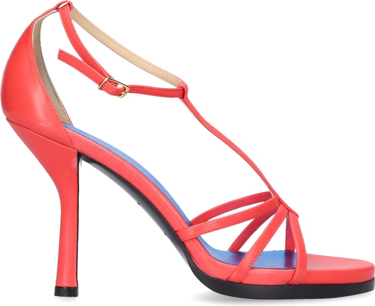Balenciaga Women Platform Sandals - TERRA Rood