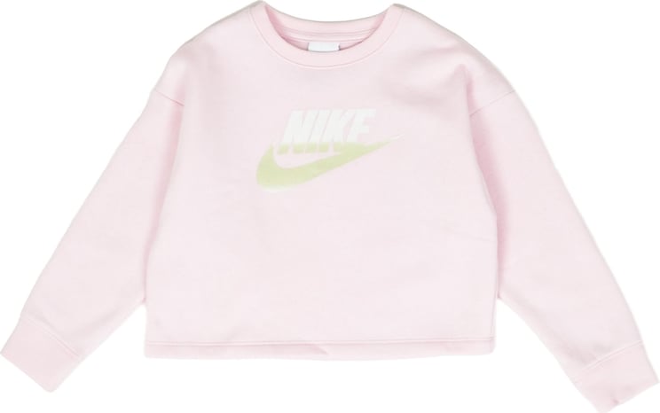 Nike Sweatshirt Kid Printed Club Crew 36j750-a9y Roze