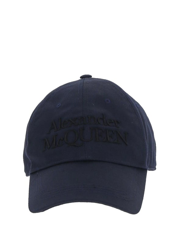 Alexander McQueen Hat Blue Blauw