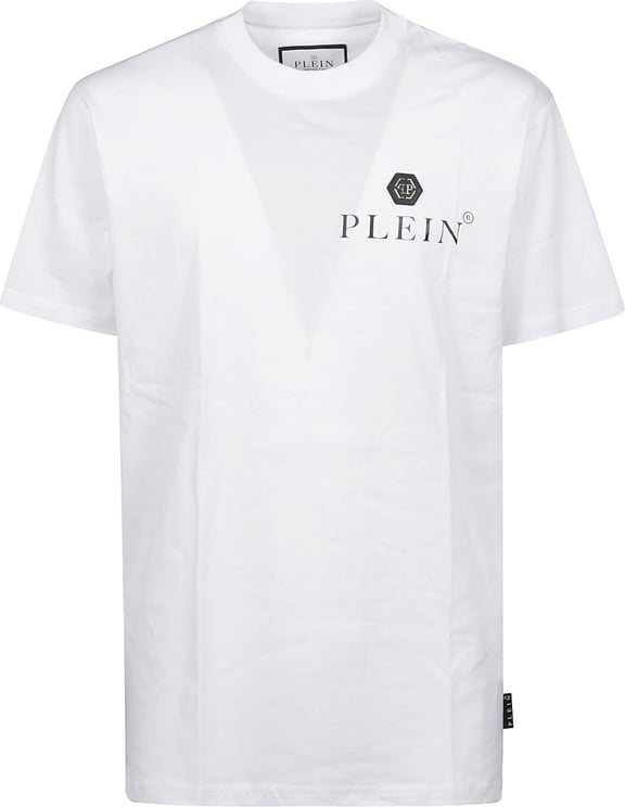 Philipp Plein T-shirt Hexagon White Wit