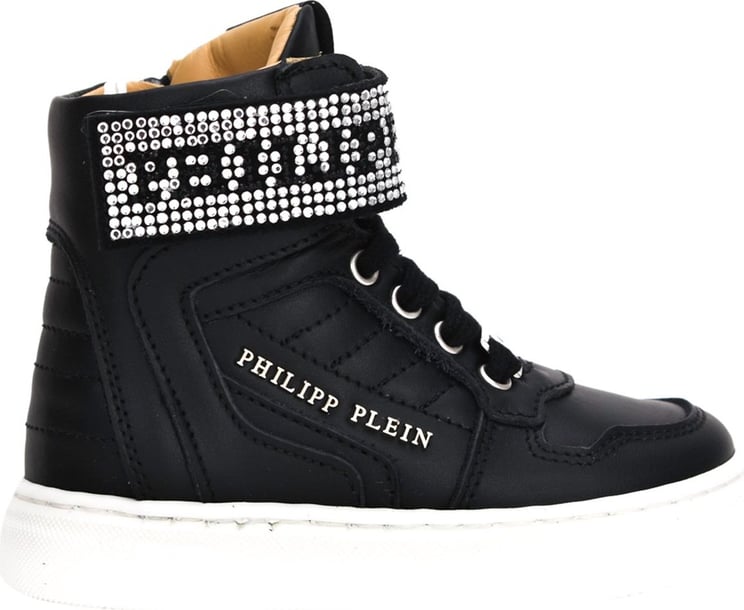 Philipp Plein Hi top strass sneaker nero Zwart