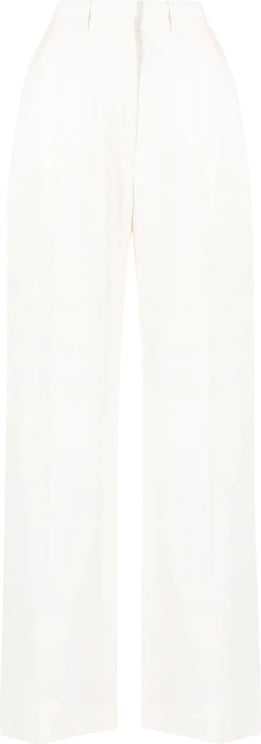 Casablanca high-waisted tailored trousers Wit